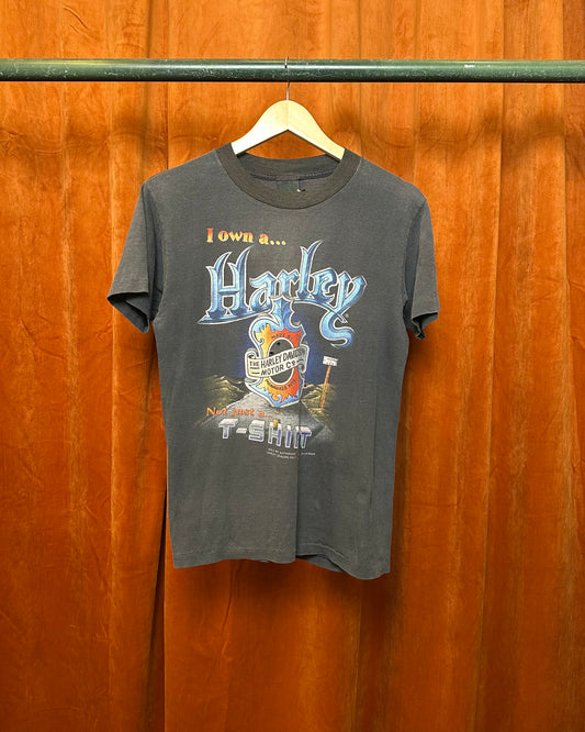 3D Emblem I Own a Harley Tee