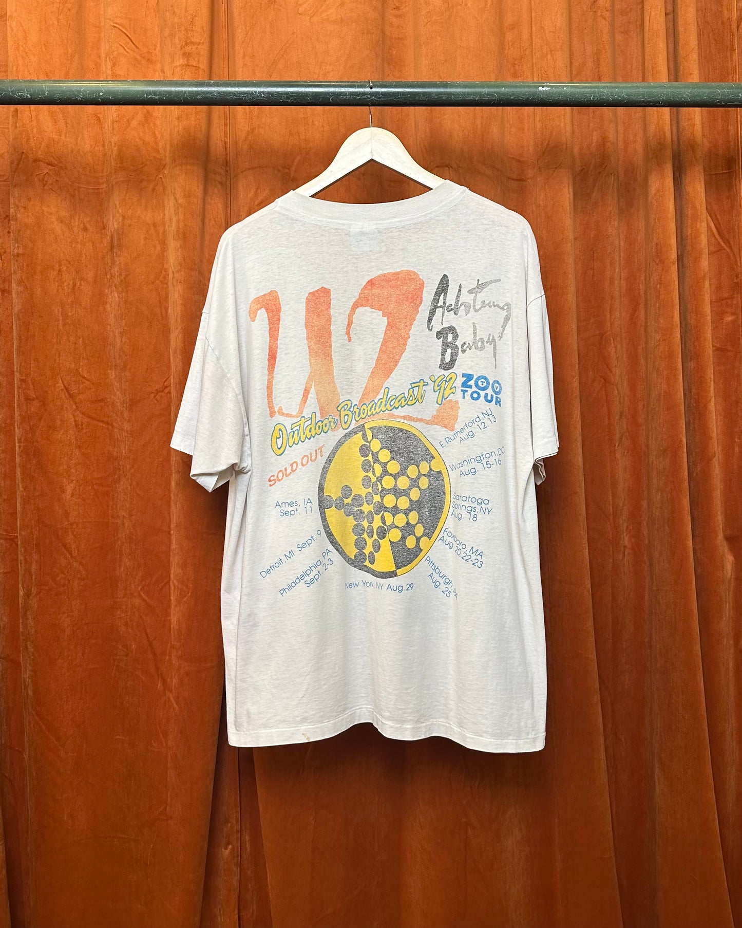 1992 U2 Zoo TV Tour Lot Tee