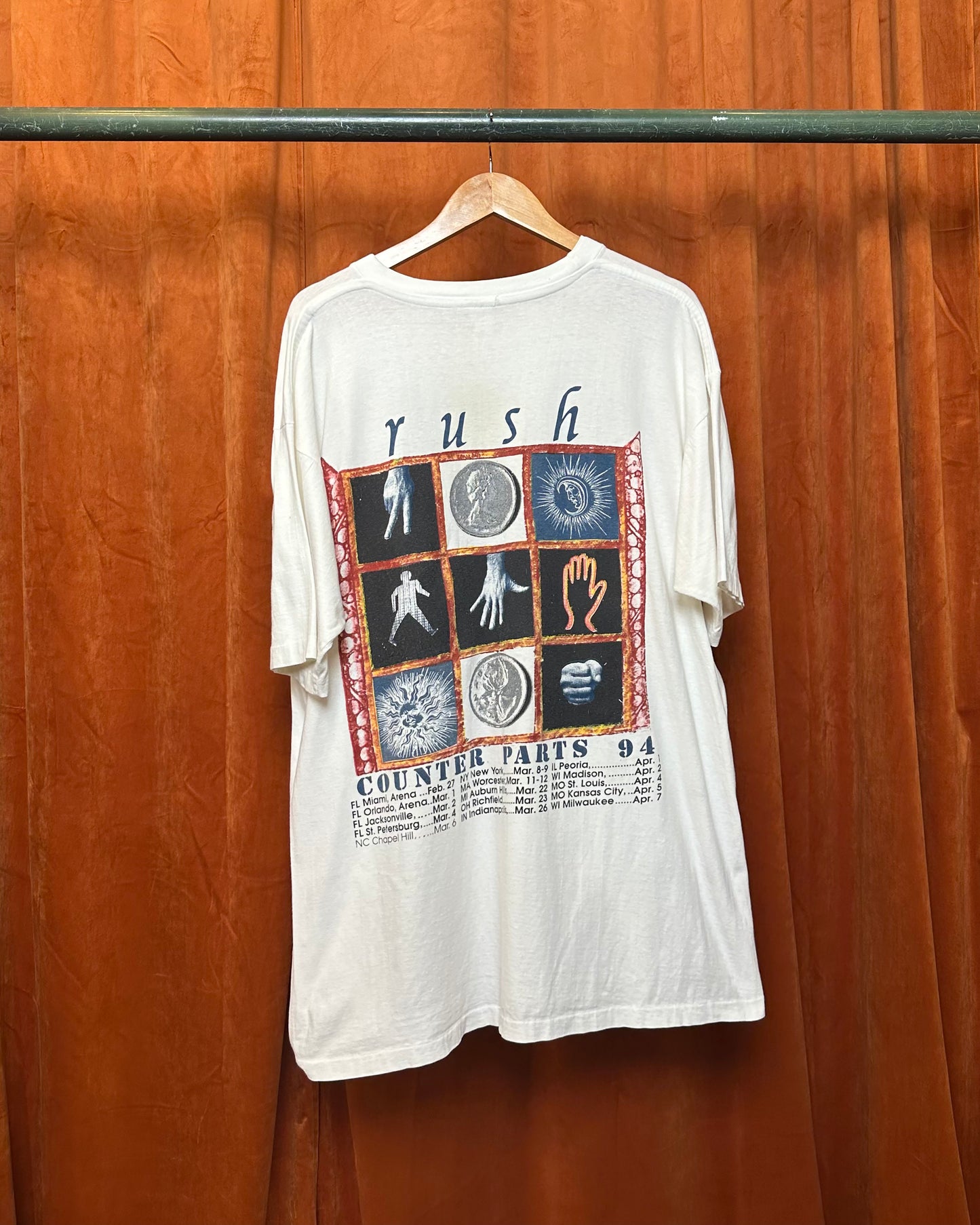 Rush Counter Parts Tour Tee