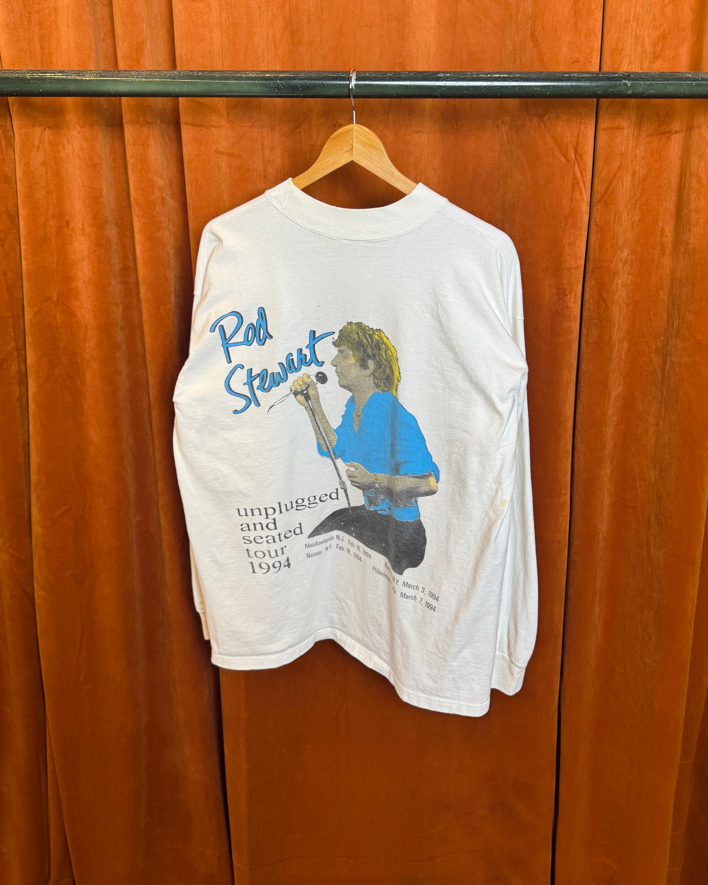 1994 Rod Stewart Unplugged Tour L/S