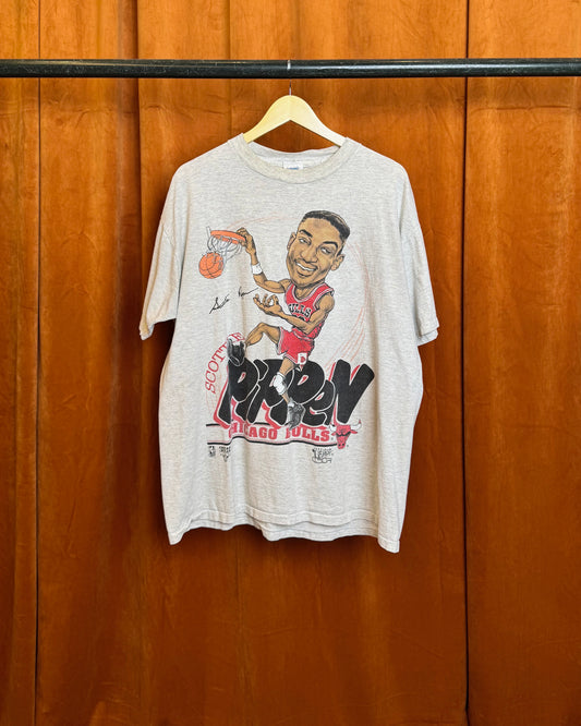 90s Chicago Bulls Scottie Pippen Cartoon