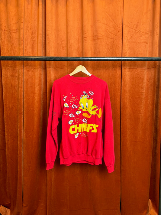 1993 Kansas City Chiefs Tweety Crewneck