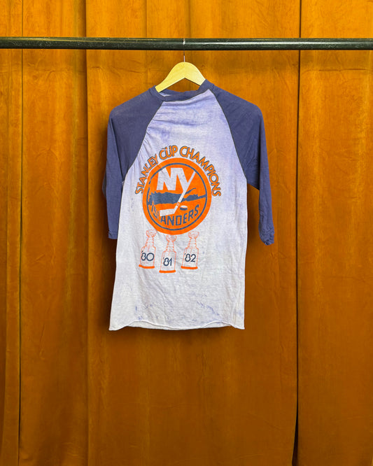 1982 NY Islanders 3 Peat Raglan
