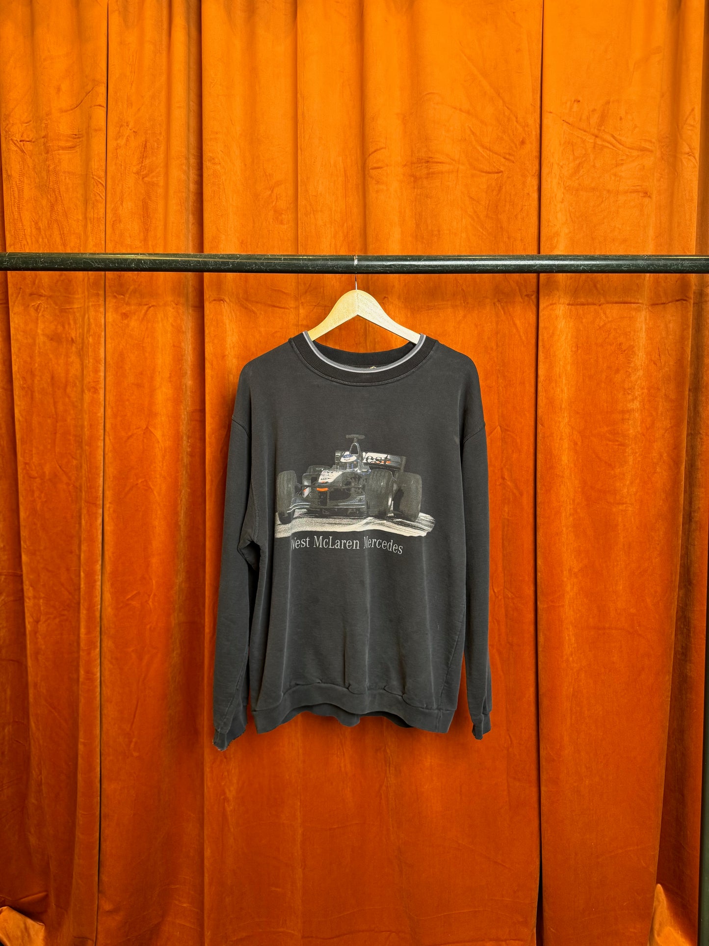 90s Formula 1 West Mclaren Mercedes Crewneck