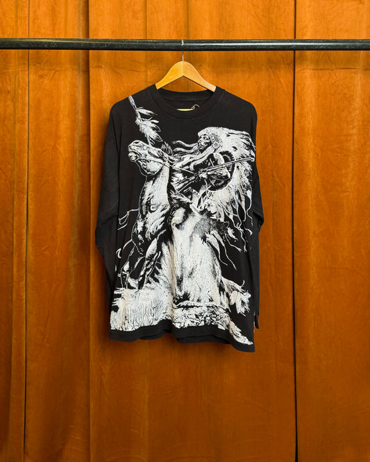 90s Native American Longsleeve AOP