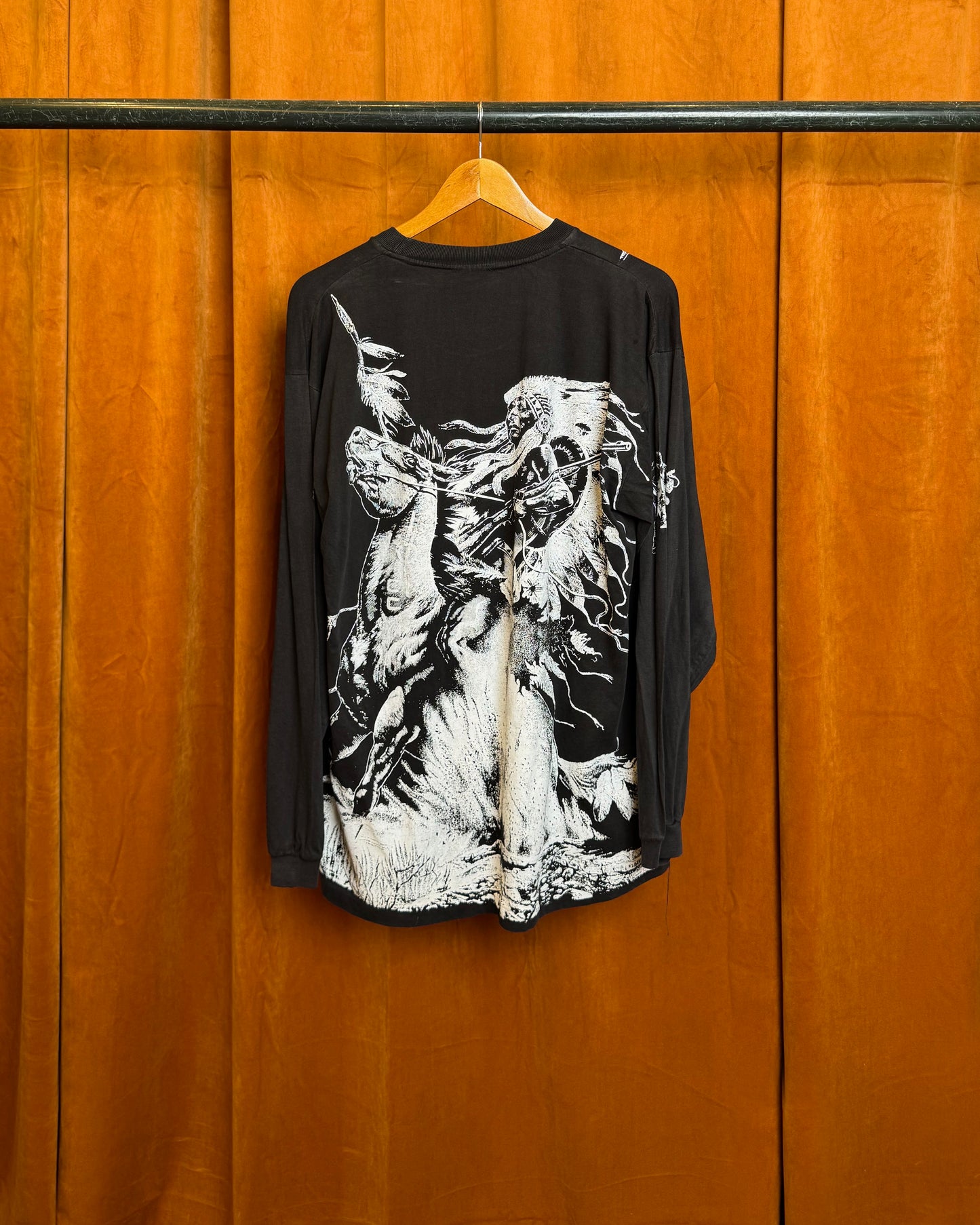 90s Native American Longsleeve AOP