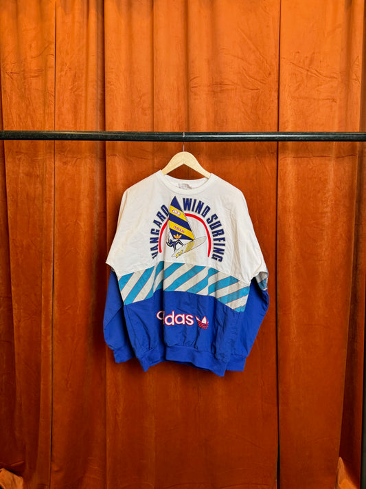 80s Adidas Vanguard Wind Surfing Crewneck