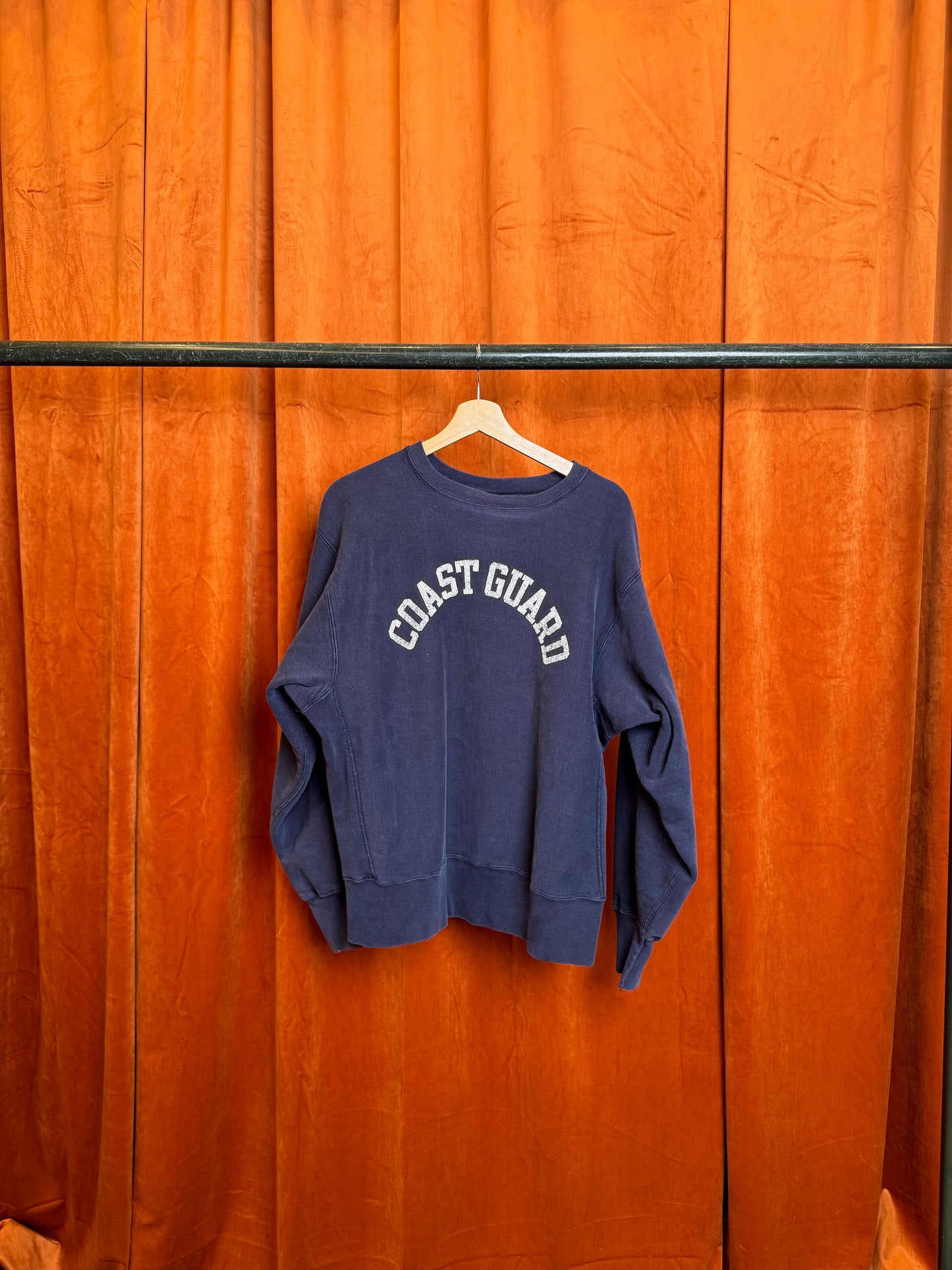 80s Champion Reverseweave 'Coast Guard' Crew Neck
