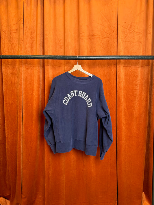 80s Champion Reverseweave 'Coast Guard' Crew Neck