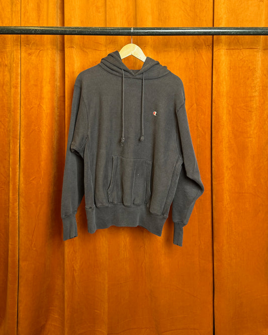80s Champion Reverseweave Black Hoodie
