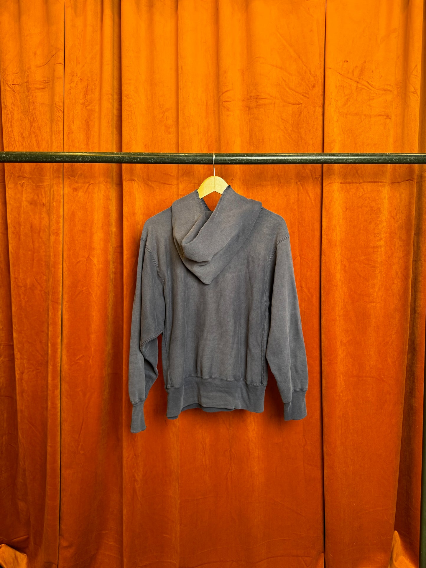 80s Champion Reverseweave Blue Hoodie