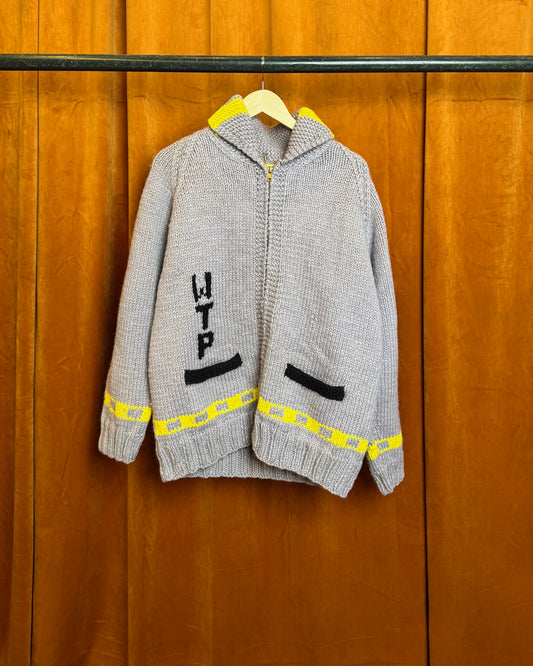 60s 'WTP' Hockey Cowichan Sweater