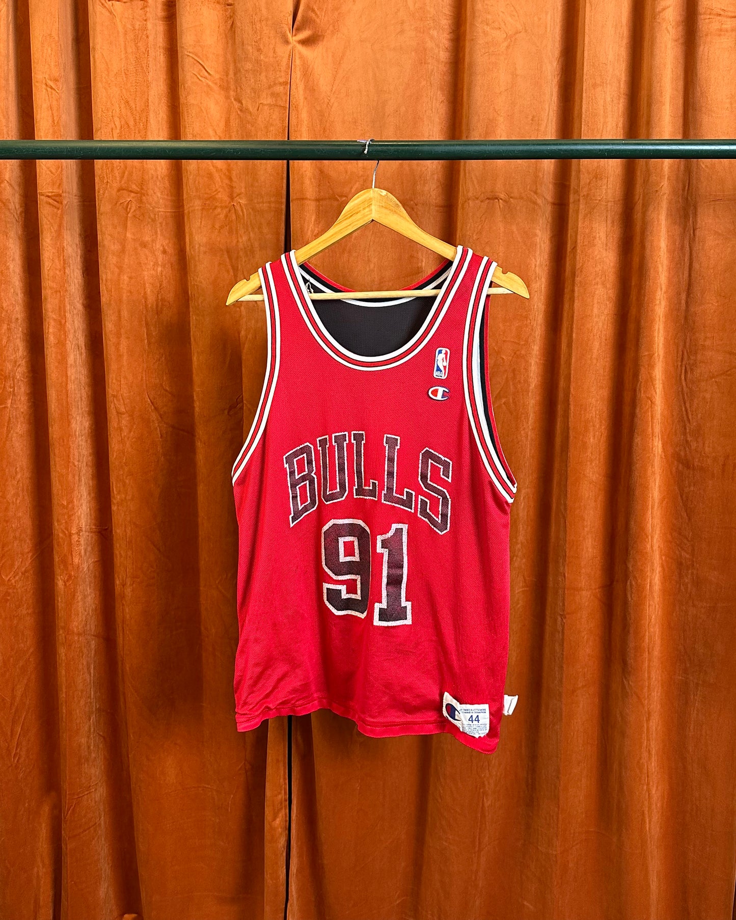 Chicago Bulls Dennis Rodman Champion Reversible Jersey