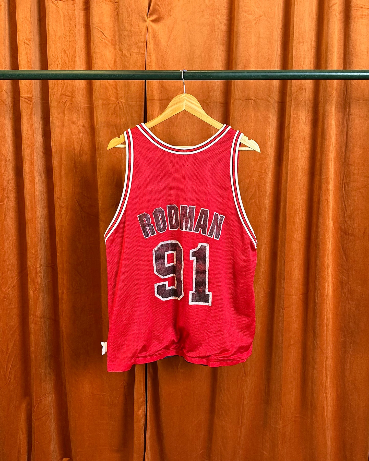 Chicago Bulls Dennis Rodman Champion Reversible Jersey