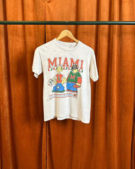 1993 Miami Hurricanes Popeye Tee