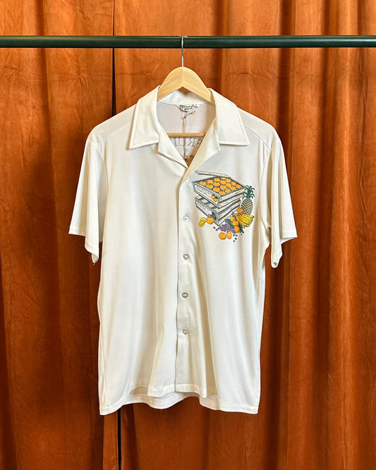 70s Pacific Fruit Packaging Button Up