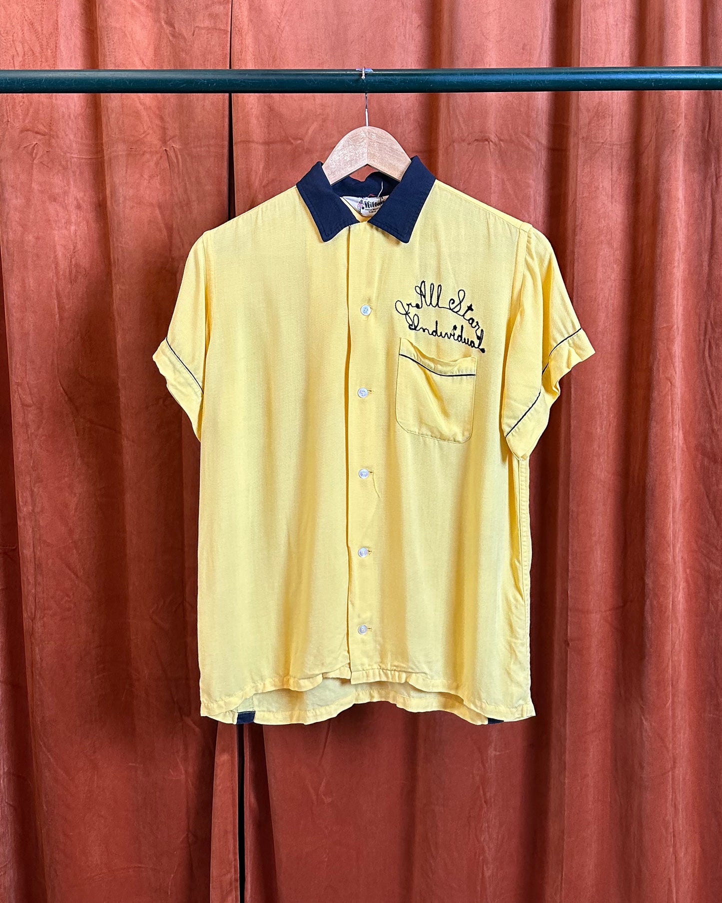 50s Chainstitch Echo Bowl All Stars Bowling Shirt