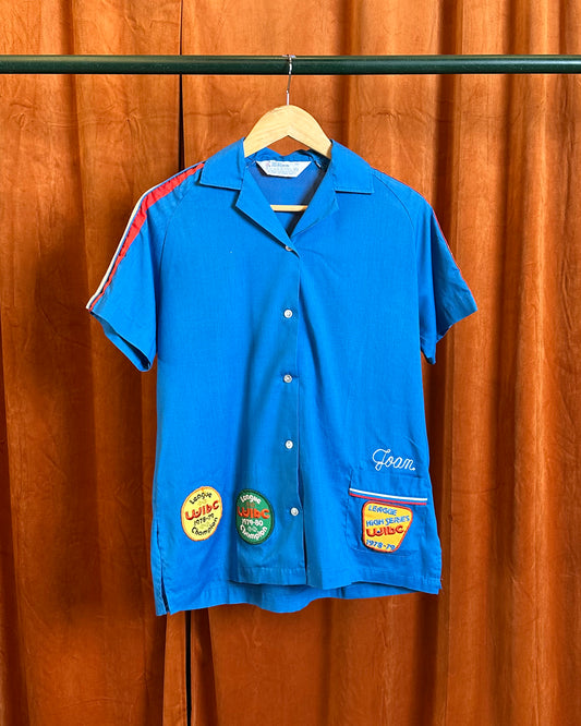 70s Chainstitch 'Eagles' Bowling Shirt