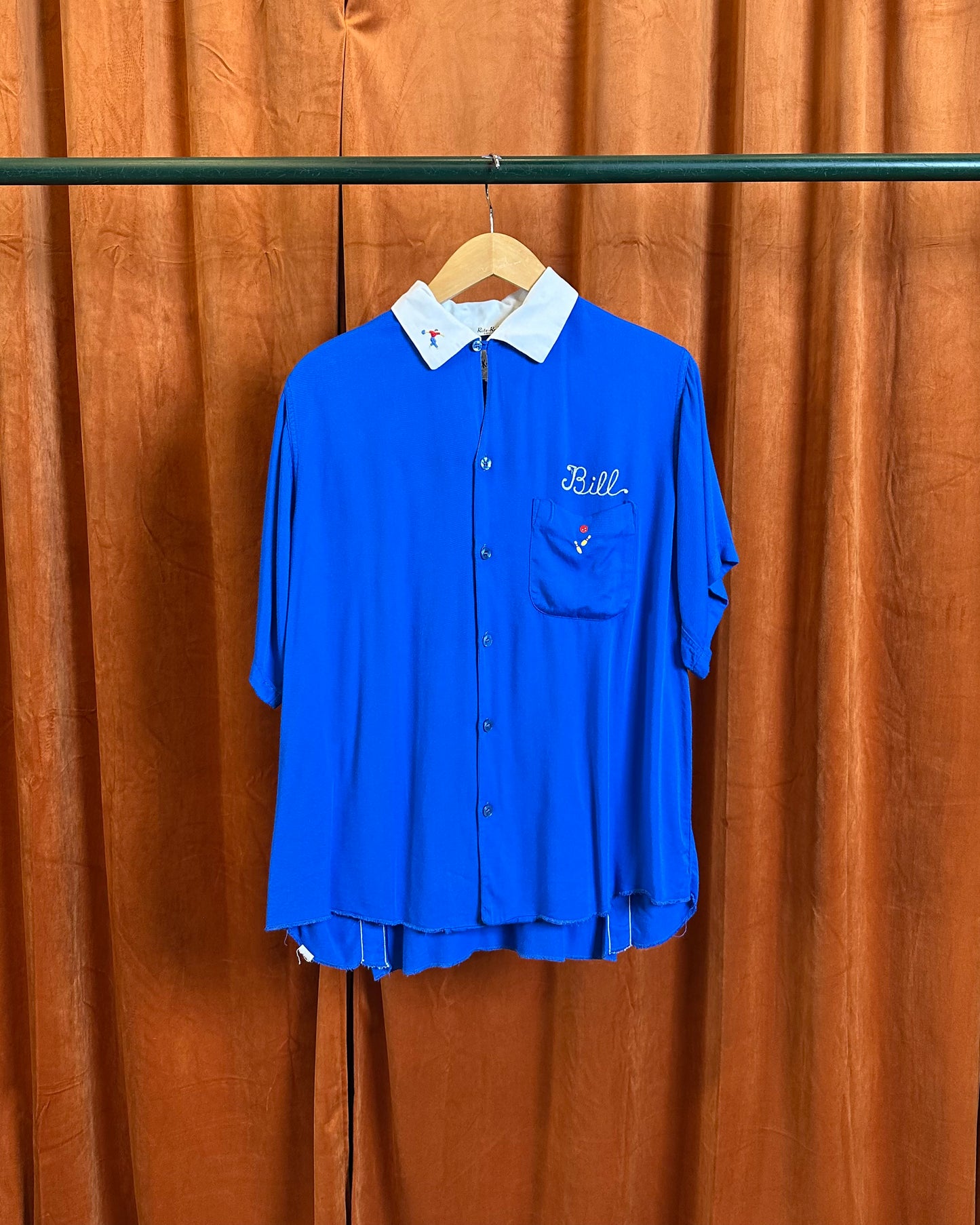 60s 'Nye's Friendly Pharmacy' Bowling Shirt