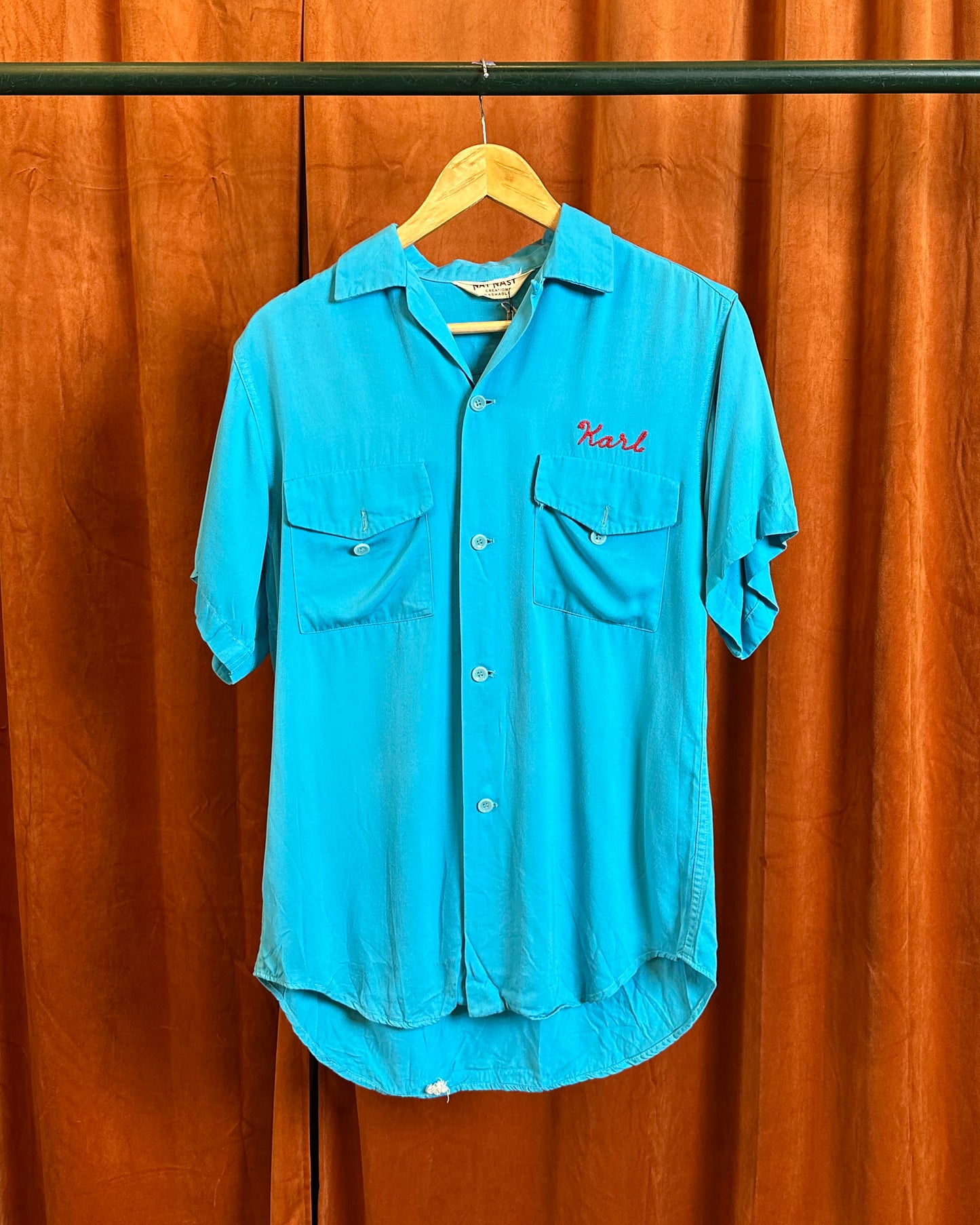 60s Chainstitch 'Navajo Freight Lines' Bowling Shirt