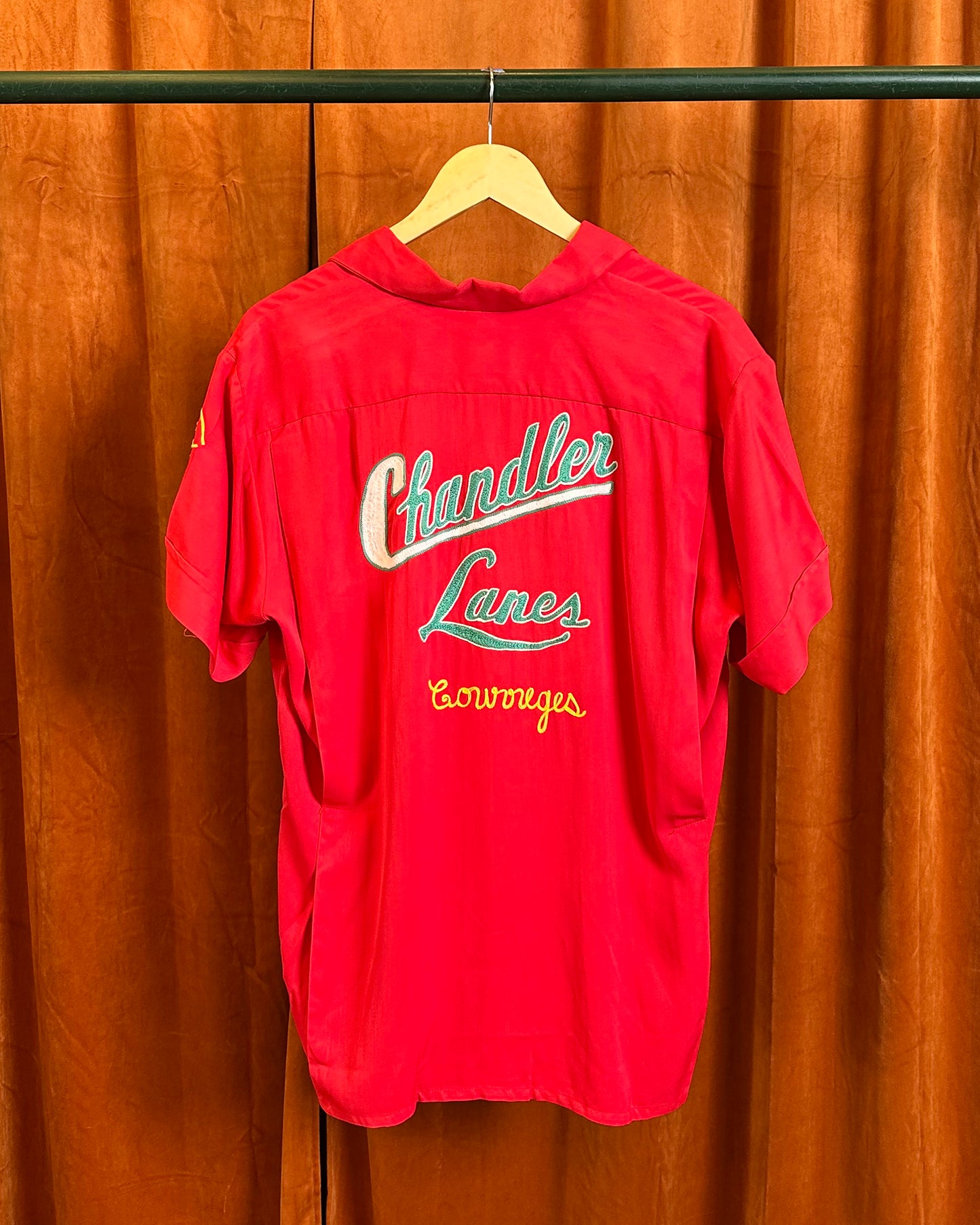 50s Chainstitch 'Chandler Lanes' Bowling Shirt