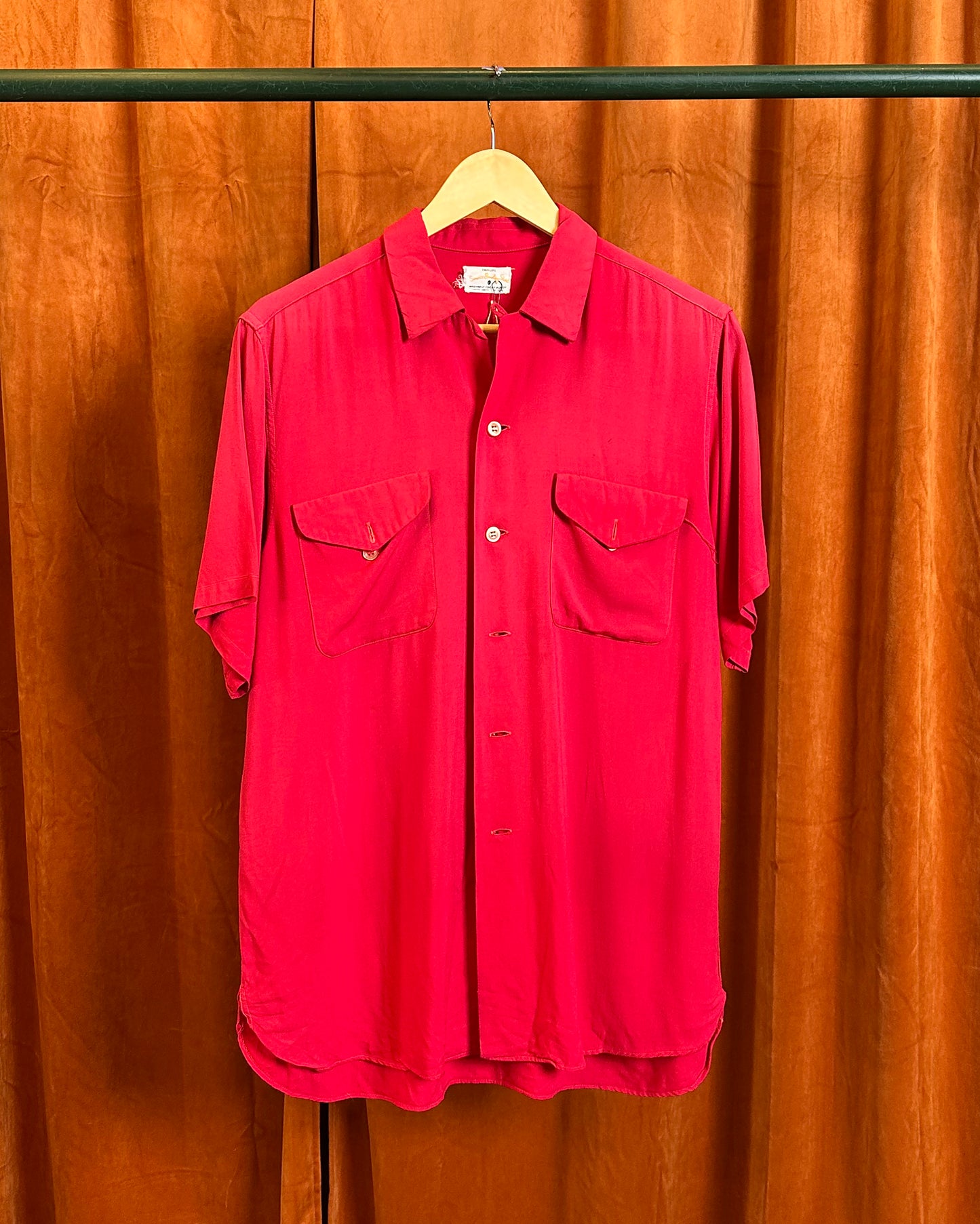 50s 'Milan Dragway' Bowling Shirt