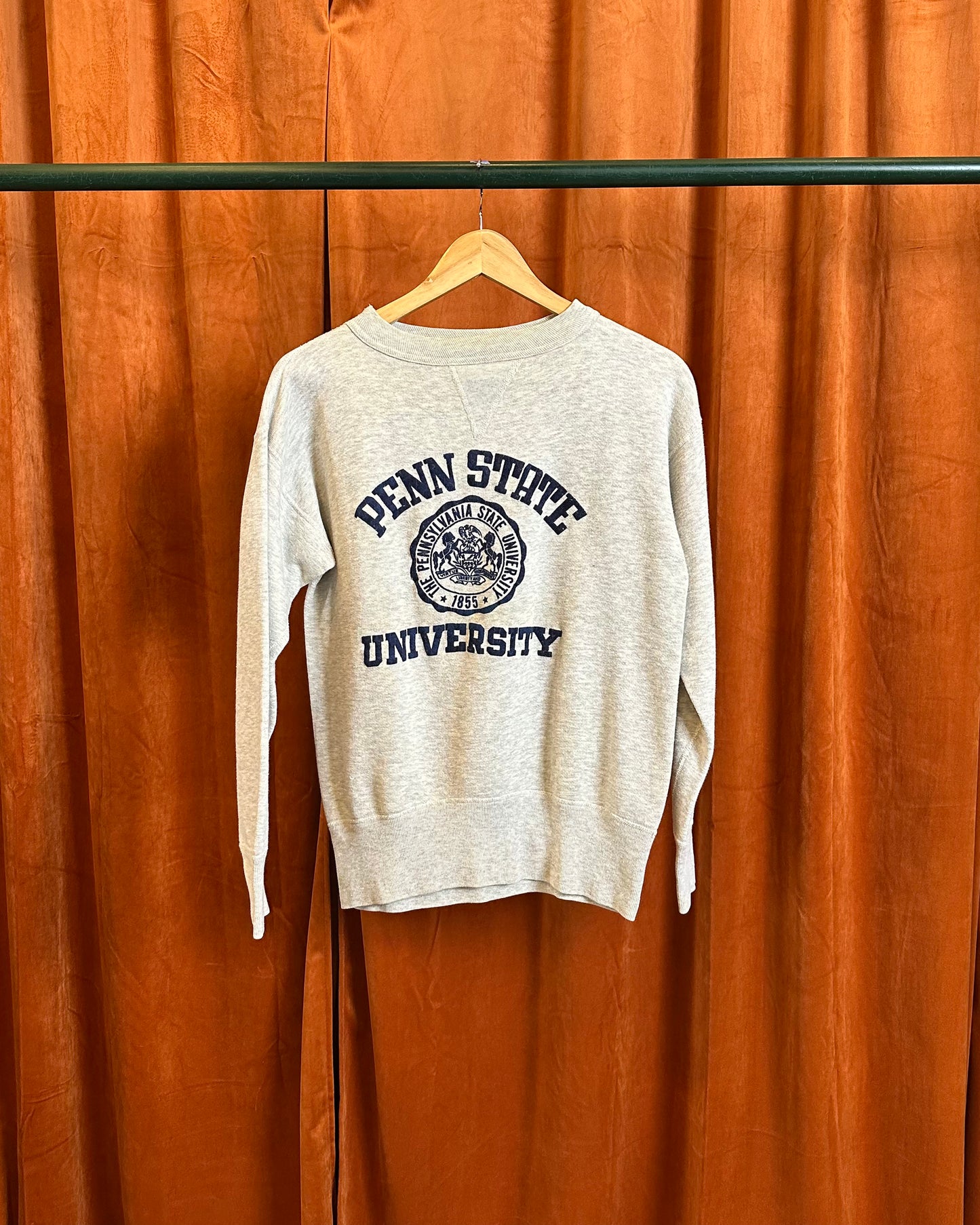 50s Single V Penn State University Crewneck