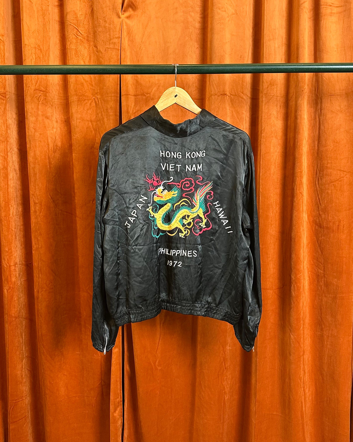 1972 Islands Souvenir Satin Jacket