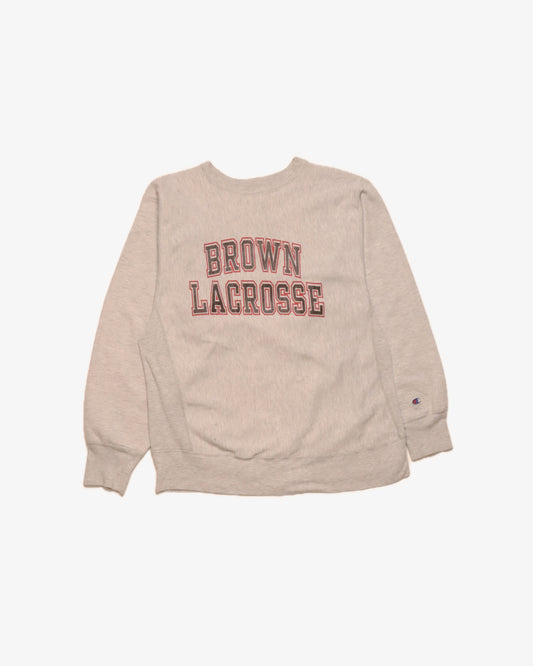 Brown Lacrosse Crewneck